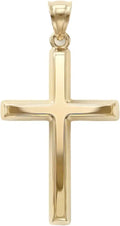 Gold-Tone Cross Pendant