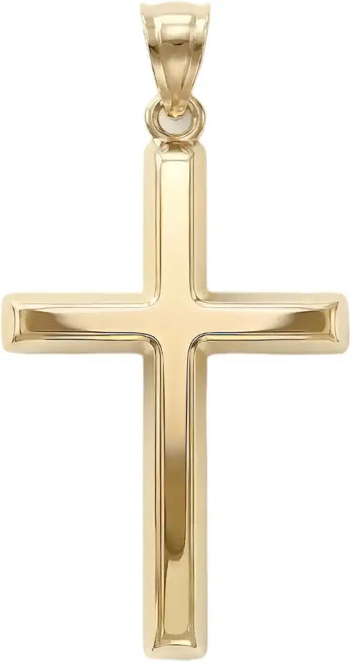 Gold-Tone Cross Pendant