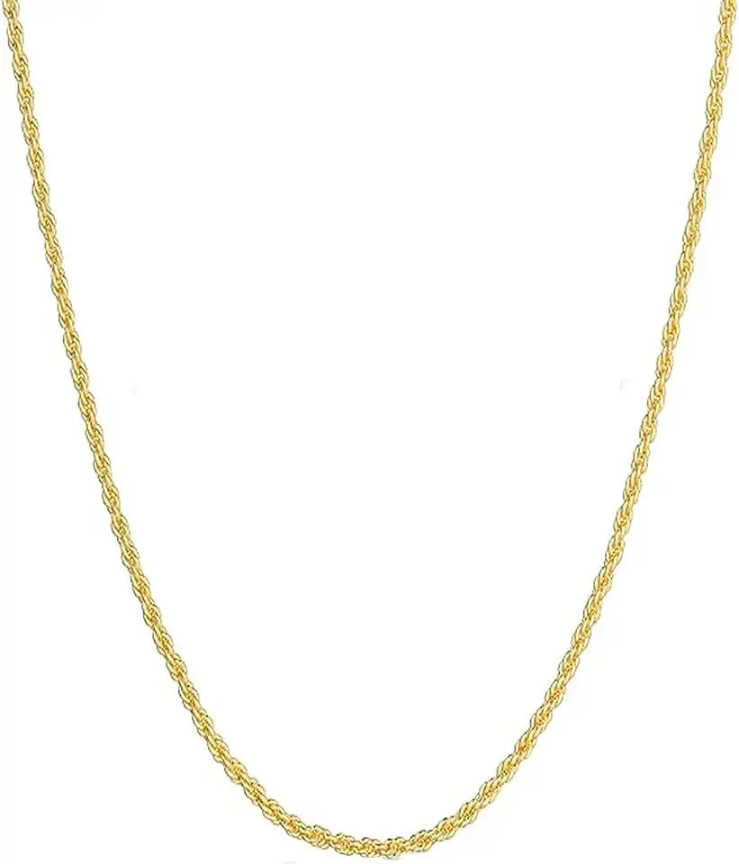 Gold-Tone Rope Necklace