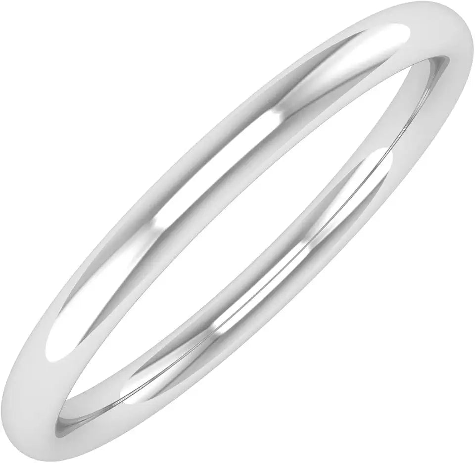 Gold-Tone Wedding Band, 2mm