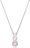 Rhodium-Plated Round Pendant