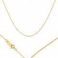 Gold-Tone Rope Necklace, 2 mm