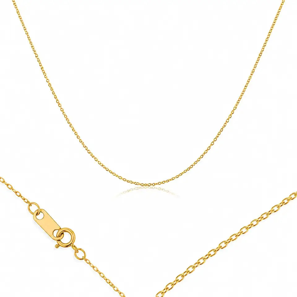 Gold-Tone Rope Necklace, 2 mm