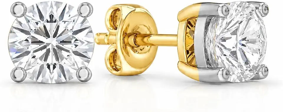 Yellow Gold-Plated Lab-Grown Diamond Jewelry Piece