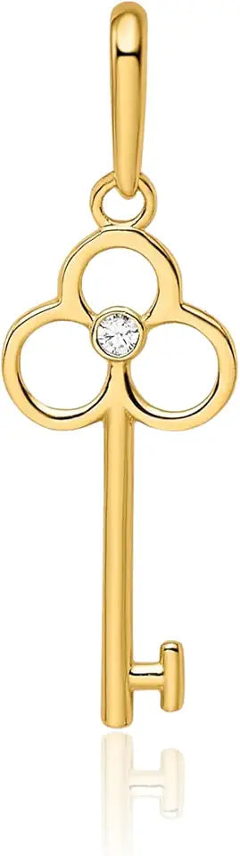 Gold-Tone Cubic Zirconia Necklace