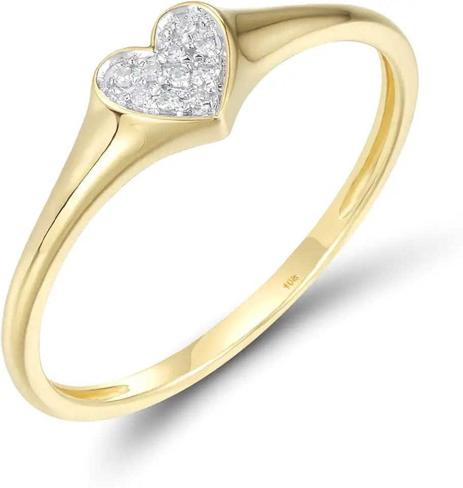 Gold-Tone Geometric Ring