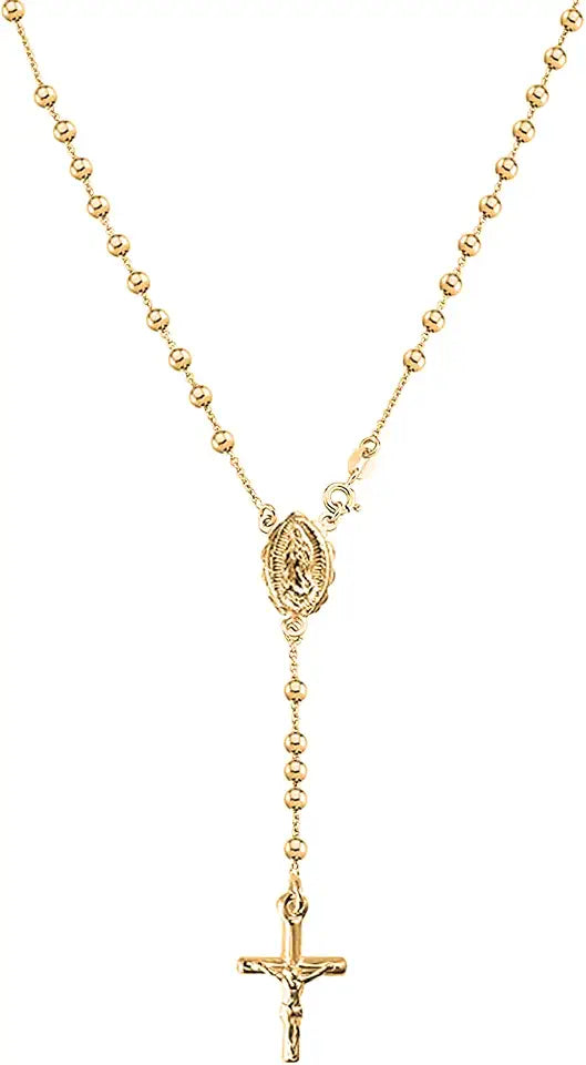 18K Gold-Plated Sterling Silver Cross Necklace