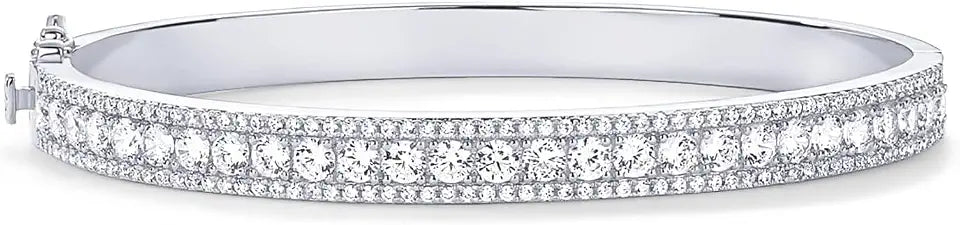 Gold-Tone Sterling Silver Round Bracelet