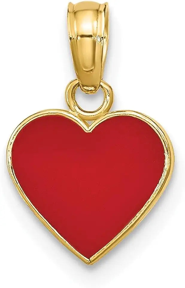 Gold-Tone Heart Pendant