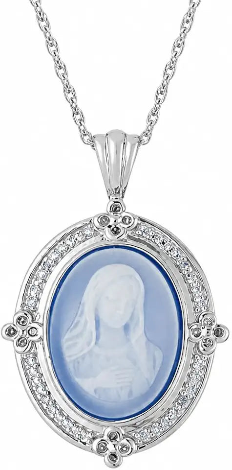 Rhodium-Plated Butterfly Necklace