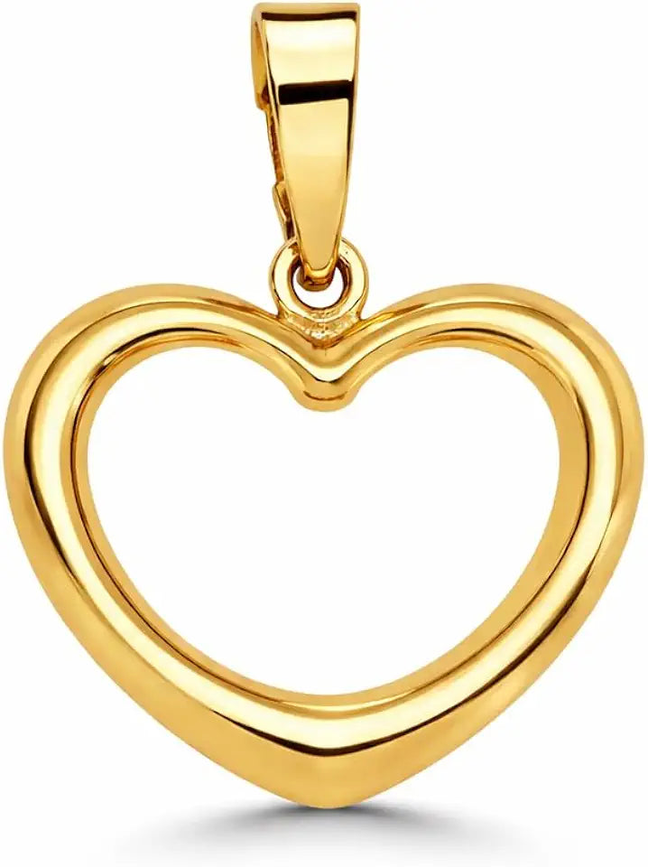 Gold-Tone Heart Pendant