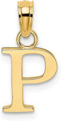 Gold-Tone Initial Pendant