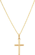 Gold-Tone Cross Necklace