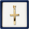 Gold-Tone Cross Necklace