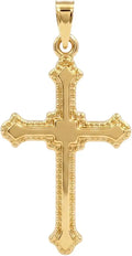 Gold-Tone Cross Necklace