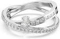 Rhodium-Plated Ring