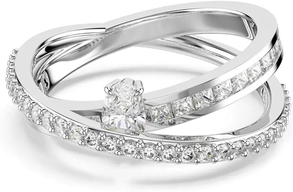Rhodium-Plated Ring