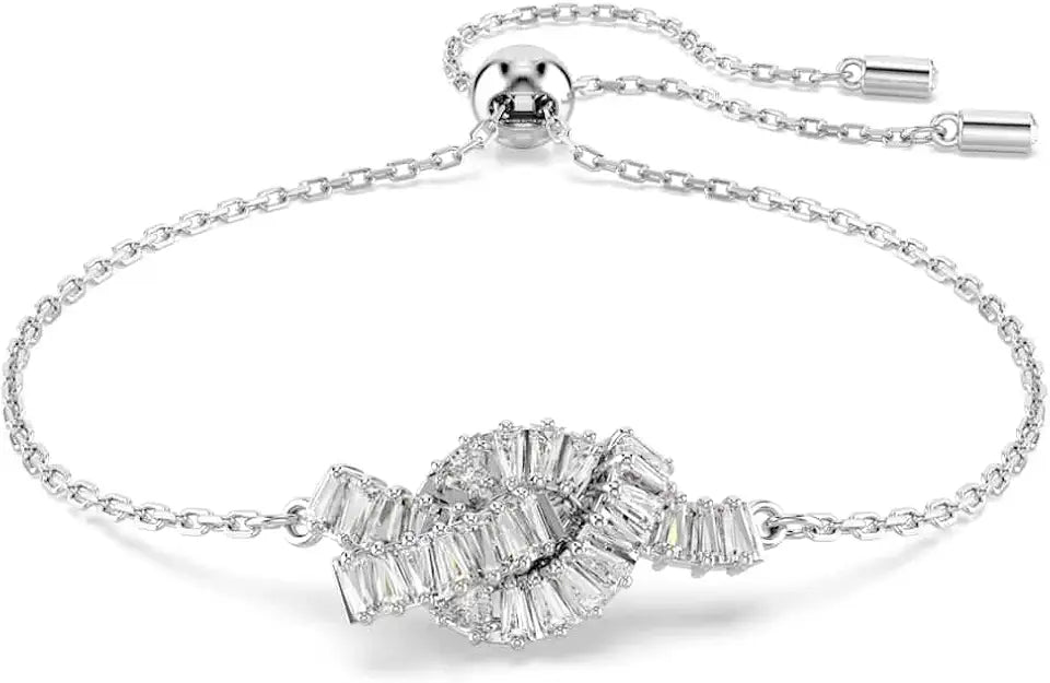 Rhodium-Plated Bracelet