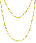 14K Gold-Filled Paperclip Layered Necklace, 22 Inch