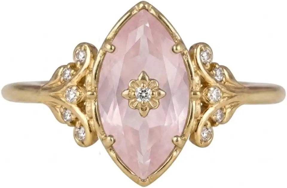 Gold-Tone Engagement Ring