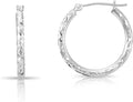 Gold-Tone Round Hoop Earrings