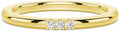 Moissanite Wedding Band