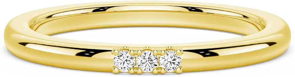 Moissanite Wedding Band