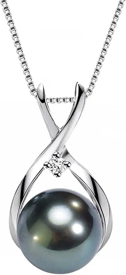 Black Pearl Necklace