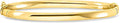 Gold-Tone Bracelet, 4mm