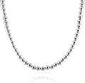 Sterling Silver Necklace, 6MM