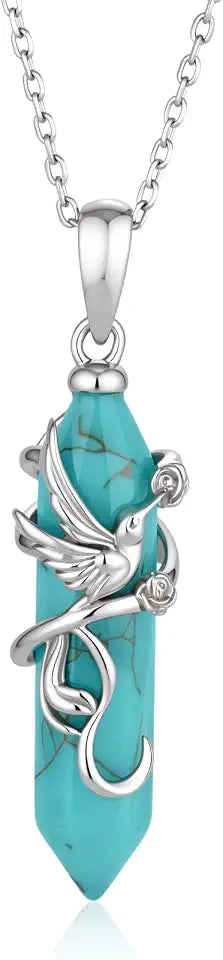 Sterling Silver Turquoise Necklace