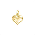 Gold-Tone Heart Pendant