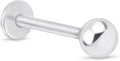 Gold-Tone Stud Earrings, 2.5mm