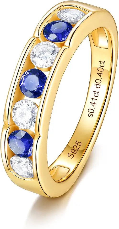 Sterling Silver Moissanite Ring