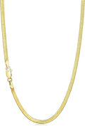 Gold-Tone Snake Chain Necklace, 3mm