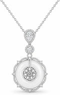 Sterling Silver Jade Necklace