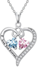 Birthstone Heart Necklace