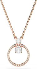 Rose Gold-Tone Round Pendant