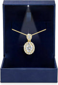 18K Gold-Filled Moissanite Necklace