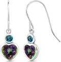 Gold-Tone Topaz Earrings