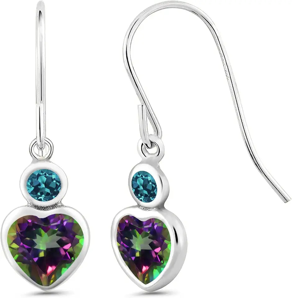 Gold-Tone Topaz Earrings