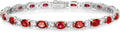 14K Gold-Plated Sterling Silver Cubic Zirconia Tennis Bracelet
