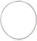 Sterling Silver Necklace, 6MM