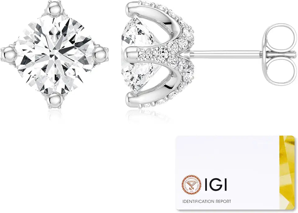 Moissanite Stud Earrings