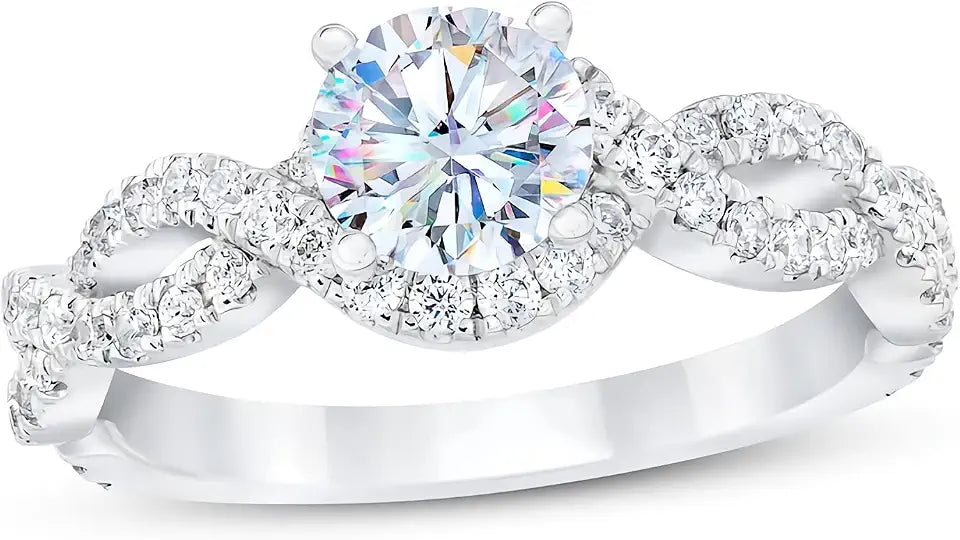 Moissanite Engagement Ring