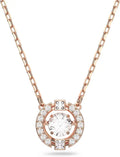 Rose Gold-Tone Crystal Jewelry Piece