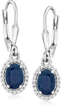 Sterling Silver Topaz Drop Earrings