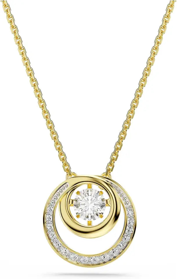 Gold-Tone Round Pendant