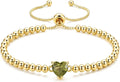 Gold-Tone Birthstone Bracelet