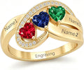 Gold-Tone Birthstone Ring
